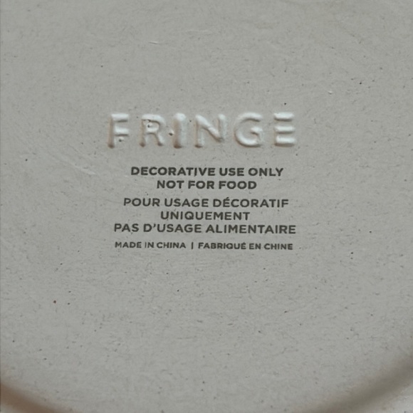 Earth glazed on exposed bisque stoneware tray-New unboxed - Picture 6 of 7